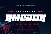 AMOONK – Sport Racing Font, a Font by productype1 (Thumbnail 1 of 13)