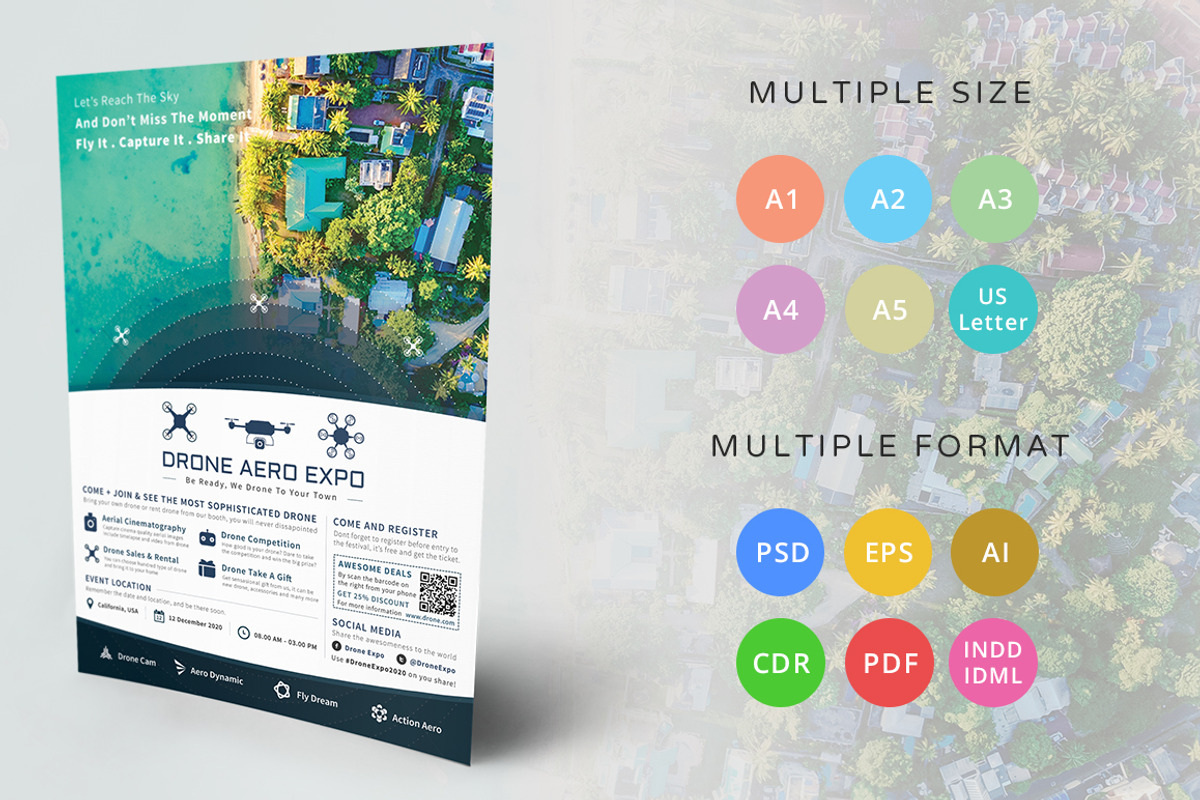 Drone Aero Expo Flyer, a Flyer Template by Affantjie Photowork (Photo 3 of 4)