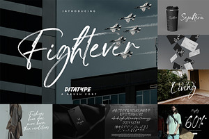 Modern Brush Font Bundle