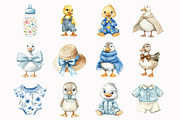 Watercolor Goose Nursery Clipart, a Seasonal Illustration by Design Market (Thumbnail 4 of 5)