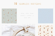 Sleeping Baby Animals Collection, an Animal Illustration by AlekseliArt (Thumbnail 8 of 12)