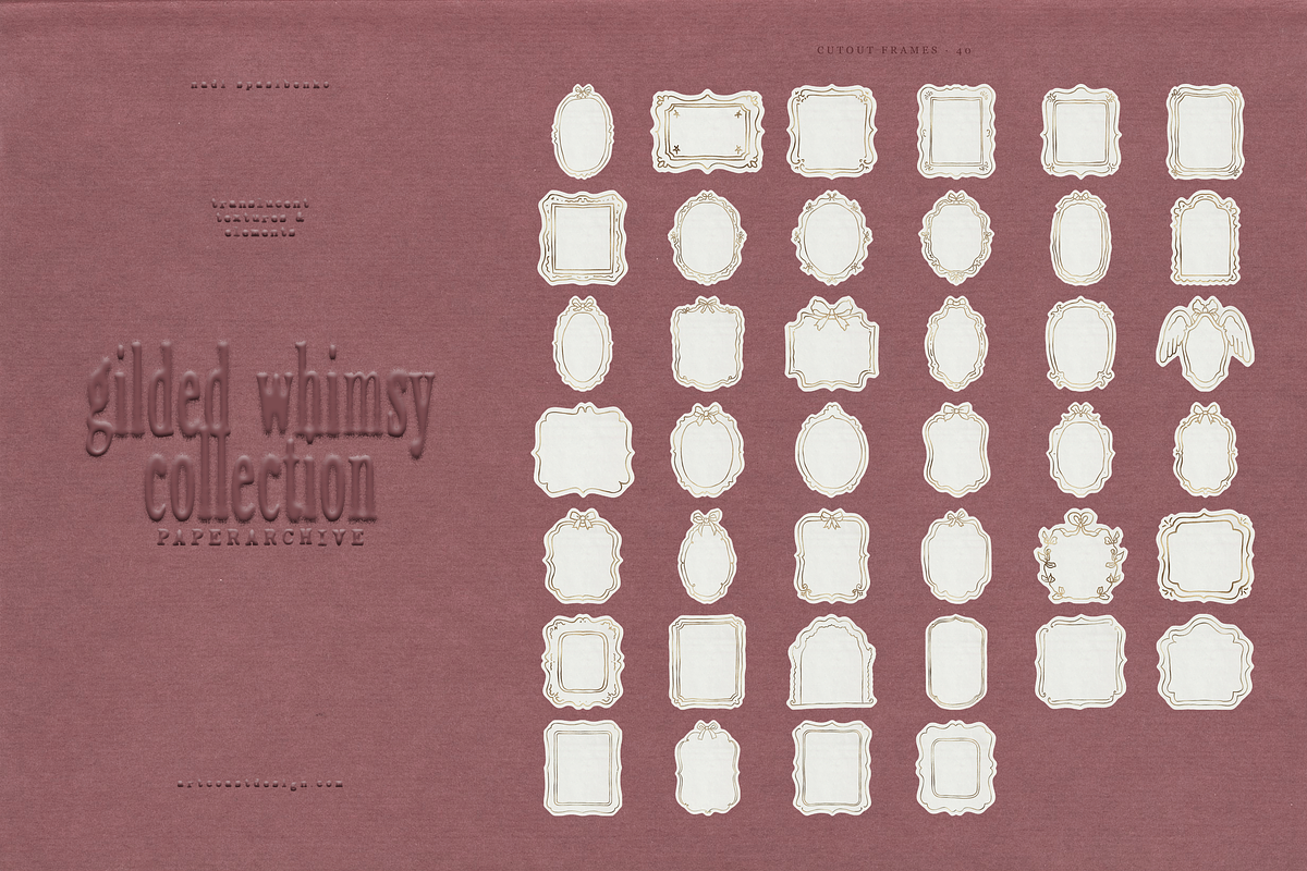 Gilded Whimsy Collection, an Object Graphic by nadispasibenko (Photo 11 of 13)