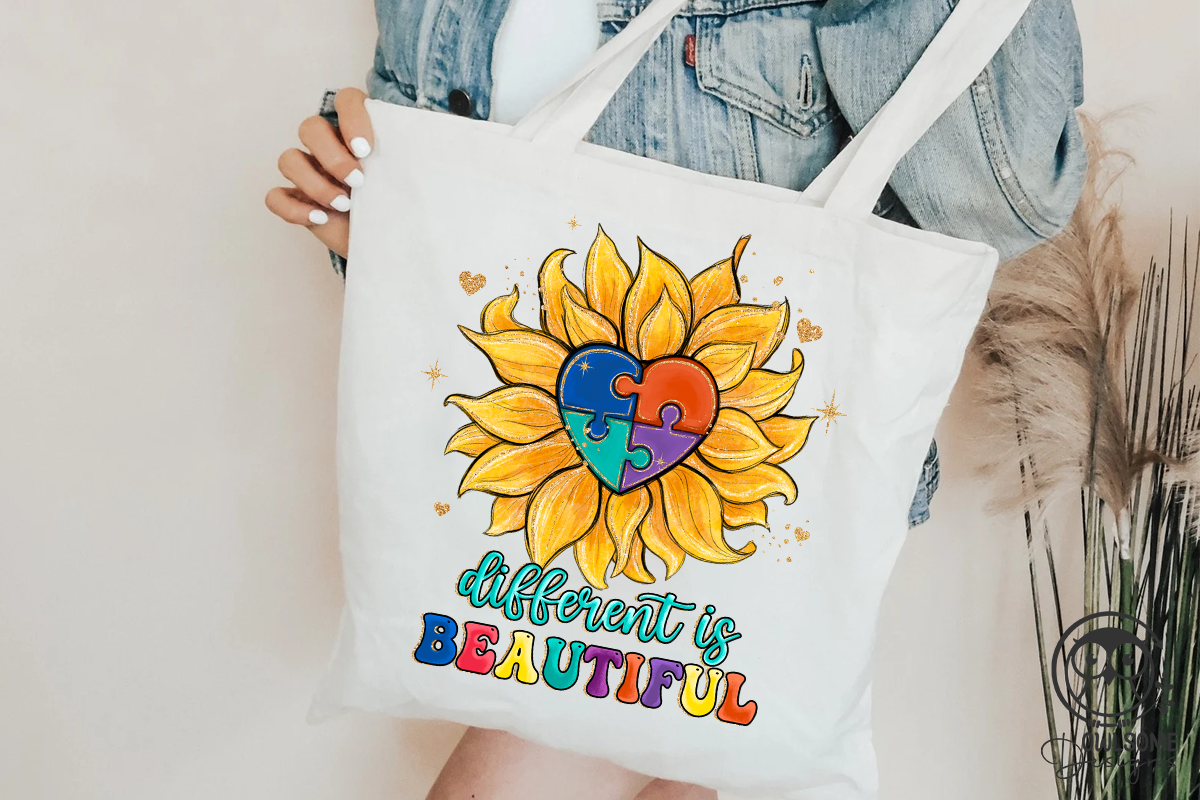 Autism Different Is Beautiful, a Graphic by Owlsome.Designs (Photo 2 of 5)