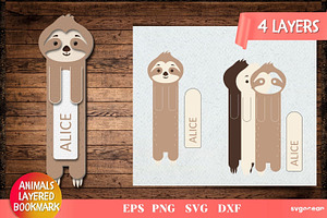 Animals Bookmark SVG Bundle