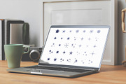 Big set of different vector stars, an Object Graphic by Katya Hatsak (Thumbnail 2 of 2)
