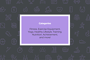 Fitness Icons — Pixi Line, an Outline Icon by Scott Dunlap (Thumbnail 3 of 9)