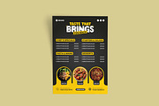 Restaurant Food Menu Design | Flyer, a Flyer Template by vectorlnk (Thumbnail 3 of 4)