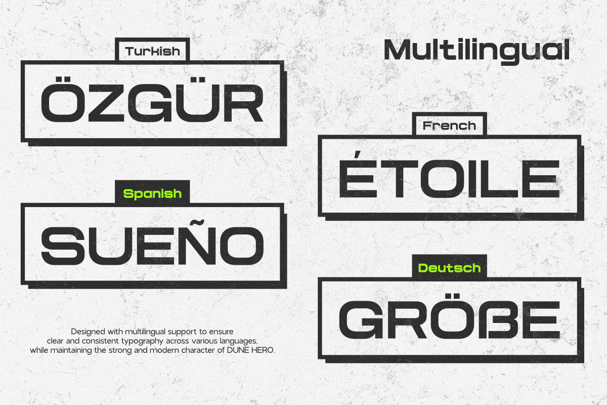 NV Dune Hero – Expanded Font Family, a Sans Serif Font by Novaratype (Photo 8 of 15)