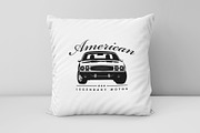 T-Shirt Print of American Muscle Car, a Transportation Illustration by Plaid4You (Thumbnail 7 of 8)
