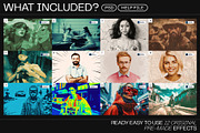 12 Photo Effect Templates, a Layer Style Add-On by iDoodle Studio (Thumbnail 2 of 6)