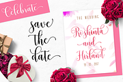 New Mudhisa Script, a Script Font by Barland Design (Thumbnail 8 of 9)