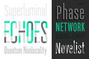 Longitude Display, a Sans Serif Font by lukelisi (Thumbnail 6 of 8)