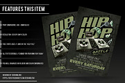 Hip Hop Battle Flyer Template, a Flyer Template by designblends@gmail.com (Thumbnail 2 of 3)