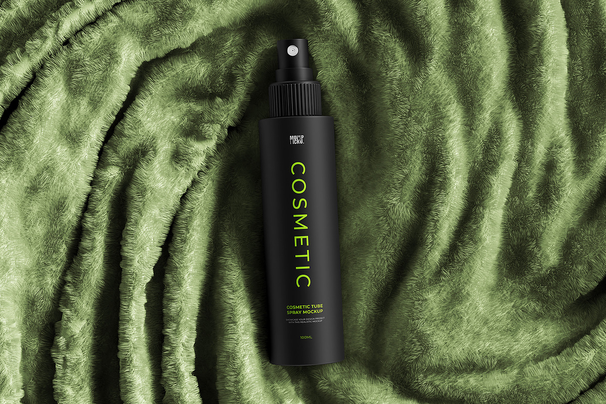 Cosmetic Spray Tube Mockup Design, a Packaging Mockup by Artnivora.Std (Photo 4 of 6)