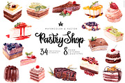 Pastry Shop Business Set, a Graphic by Tamaretto (Thumbnail 1 of 6)