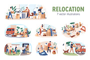 People moving to new home or office, a Person Illustration by Good Studio (Thumbnail 1 of 8)