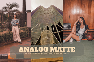 Analog Matte Lightroom Presets
