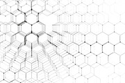Chemistry 3D pattern on white, a Healthcare Illustration by VectorShop (Thumbnail 1 of 6)