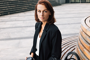 Middle-aged business woman, a Business Photo by Artem Varnitsin