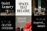Rovair Lekosty - Modern Serif Font, a Serif Font by roomspace creative lab (Thumbnail 4 of 14)