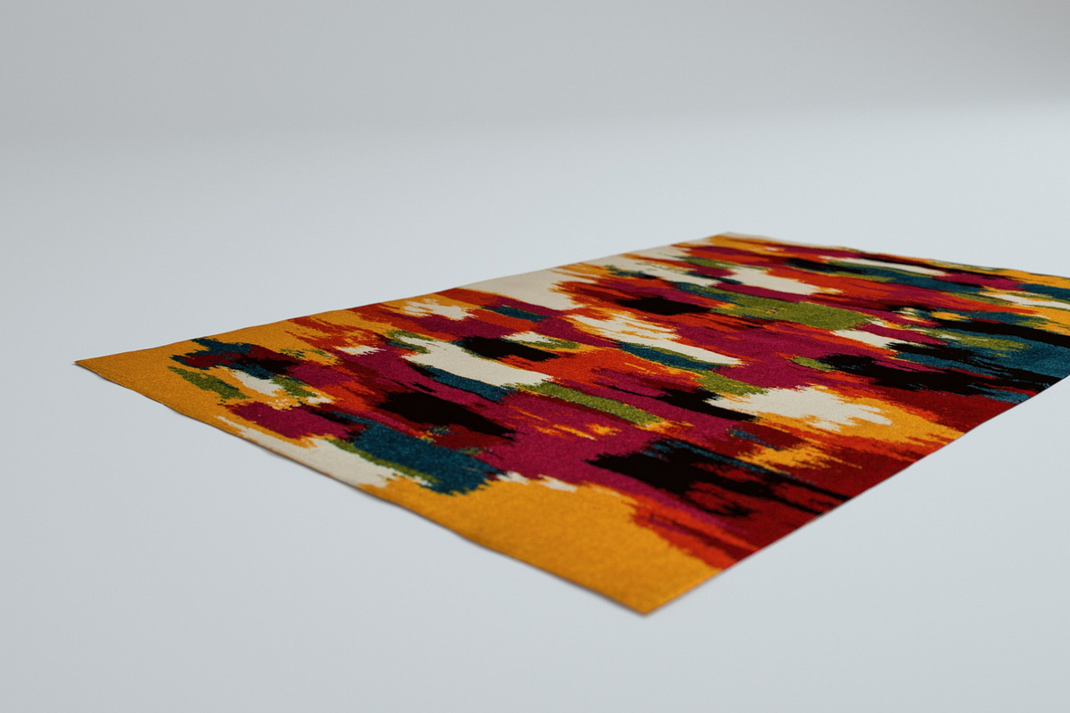 4 Colorful Rugs, a Furniture 3D Model by 3DTreatment (Photo 3 of 10)