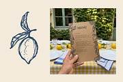 Mediterranean Mood - Line Collection, a Food Illustration by Svitlana Kharchuk (Thumbnail 6 of 12)