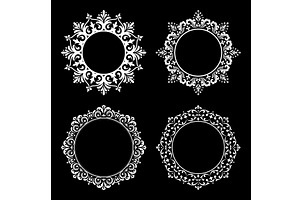 Set of decorative frames Elegant, an Illustration by RODINA