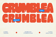Crumblea - Modern Rounded Bold Sans, a Sans Serif Font by Typia Nesia (Thumbnail 1 of 14)