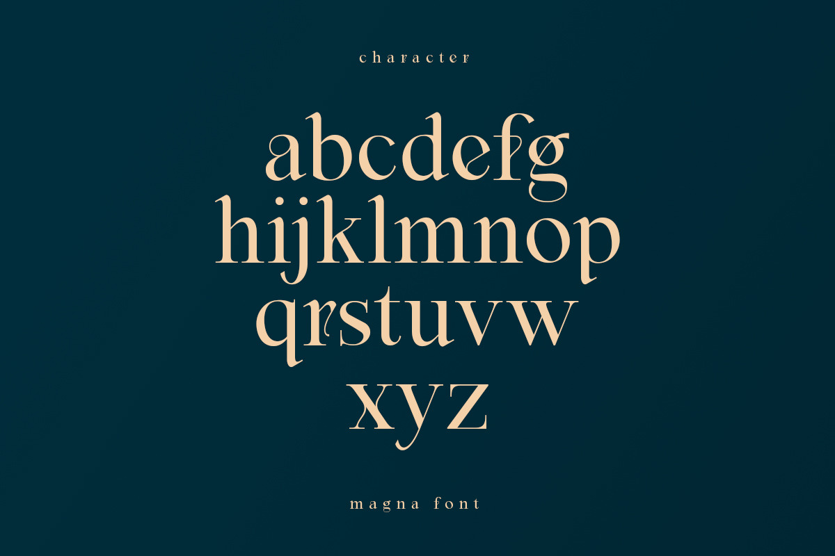 Magna | Modern Serif font, a Serif Font by Muntab_Art (Photo 8 of 9)