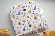 Watercolor Halloween Candy Patterns, a Pattern Graphic by SvetaArtStore (Thumbnail 2 of 6)