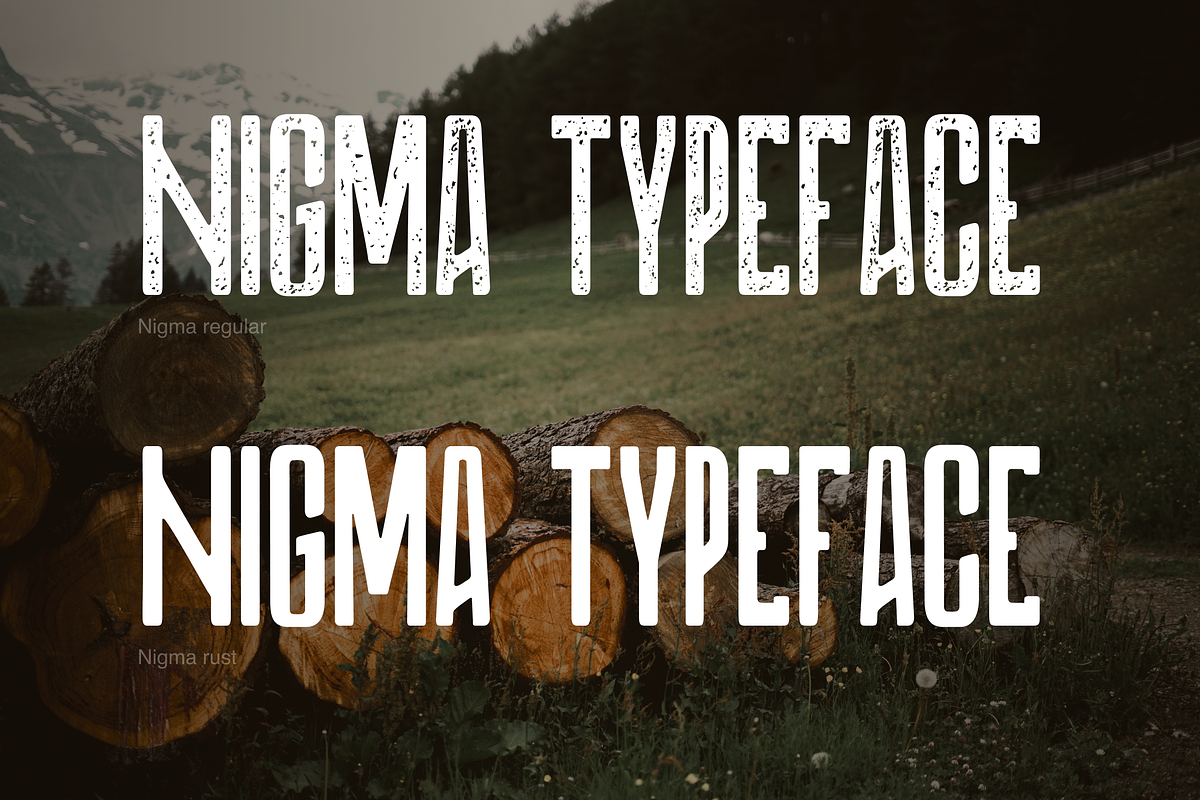 Nigma, a Sans Serif Font by vladderkach57 (Photo 2 of 4)