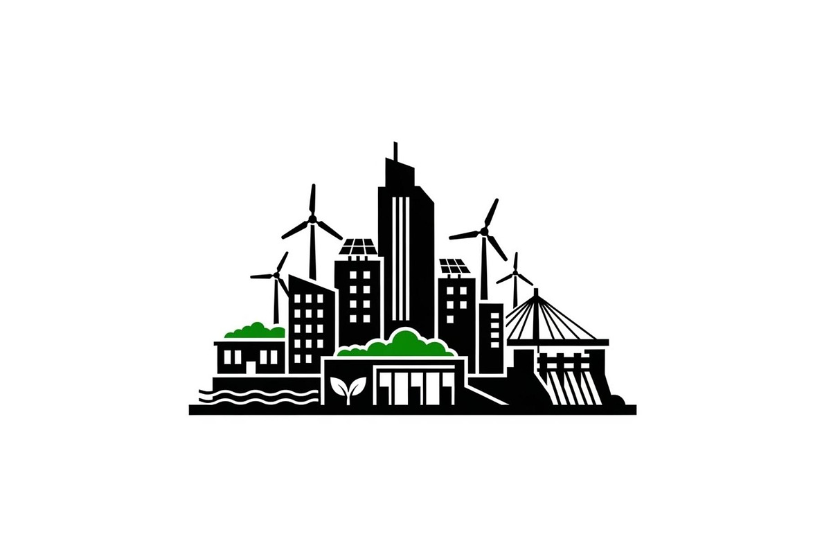 Eco Smart City Silhouettes, a Graphic by musafir_fashion (Photo 5 of 12)