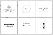200 Minimal Premade Logo Bundle, a Branding & Logo Template by XpertgraphicD (Thumbnail 37 of 60)