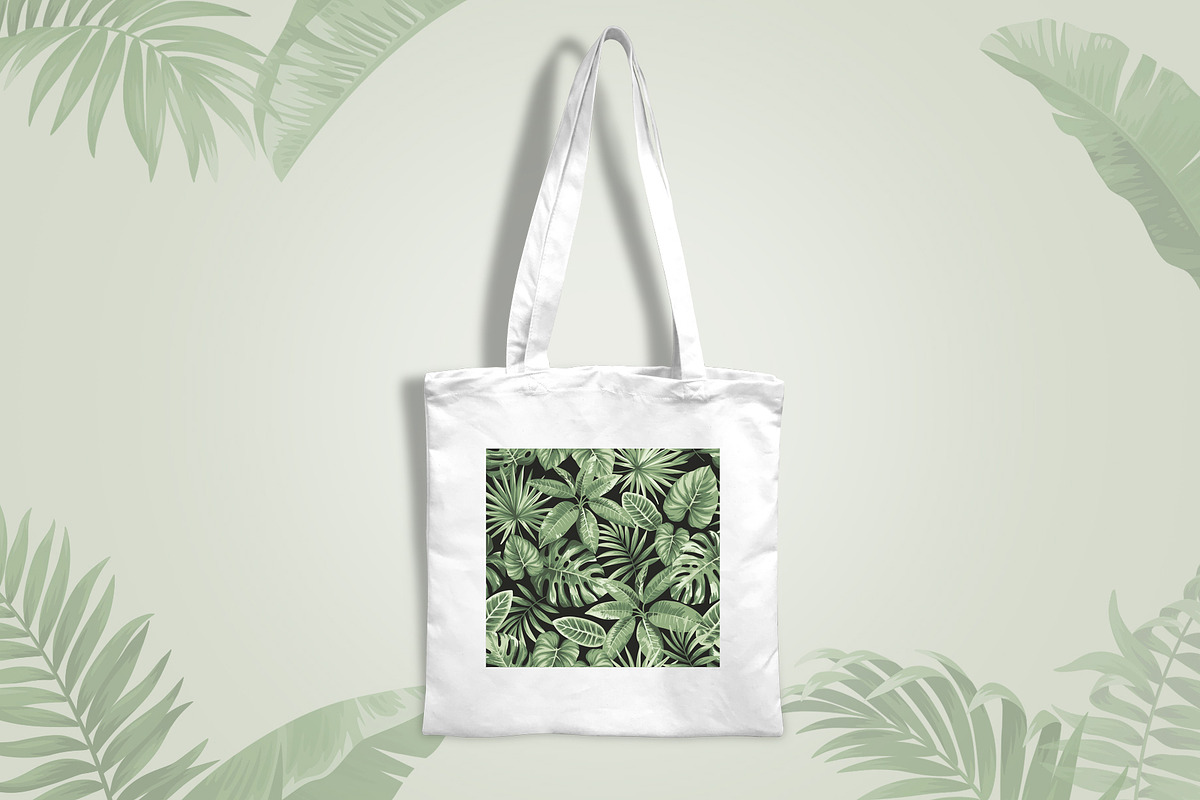 Tropical pattern & leaves set., a Pattern Graphic by Anna Smirnova (Photo 3 of 4)
