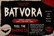 Batvora - Horror Display Font, a Handwritten Font by Pitchlook.Studio (Thumbnail 4 of 4)