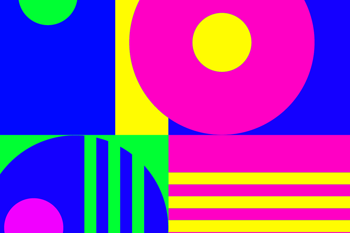 Geometric in Bold Color, a Pattern Graphic by Sharon Schwalbe (Photo 5 of 6)