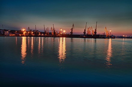 Seaport At Night preview 6
