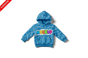 Kids Pullover Hoodie PSD, a Hoody Mockup by Bruno's Shop