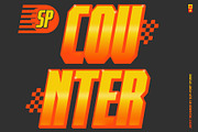SP COUNTER, a Sans Serif Font by Sup.Port Studio (Thumbnail 1 of 13)