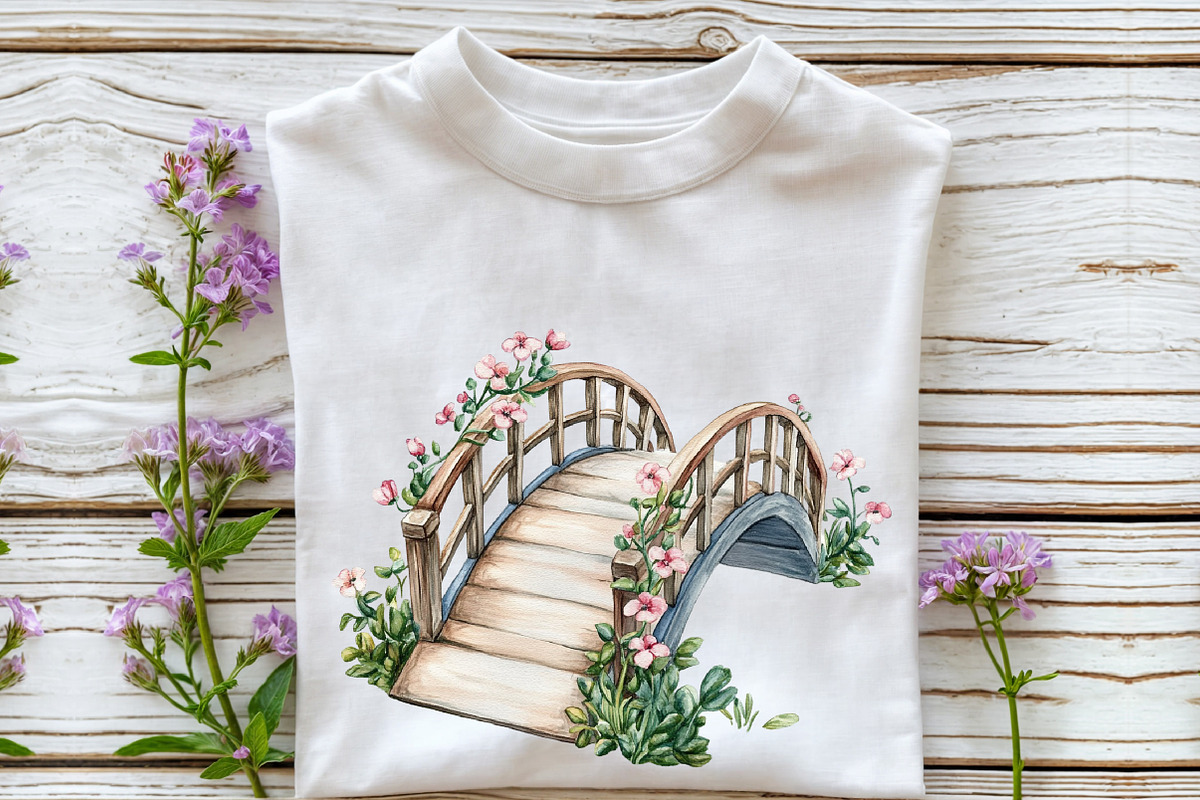 Flower Garden Pathway Clipart, an Illustration by Rose Art (Photo 6 of 7)