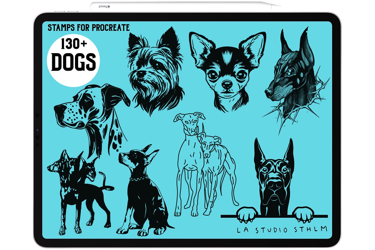 Bundle Animals & Insects -Stamp Sets, a Brush Add-On by LA Studio Sthlm (Photo 10 of 15)