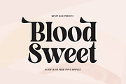 Blood Sweet, a Font by Kenzvalley (Thumbnail 1 of 8)