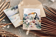 Tropical Haze Watercolor Clipart Set, an Object Illustration by Twigs and Twine (Thumbnail 8 of 9)