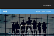 Biz- RESPONSIVE EMAIL TEMPLATE, an Email Template by Pennyblack Templates (Thumbnail 2 of 3)