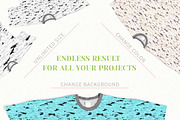 Nature Texture Vector Set, a Pattern Graphic by Perfect Design (Thumbnail 2 of 3)