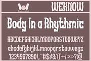 Tuning Fork font, a Font by weknow (Thumbnail 2 of 8)