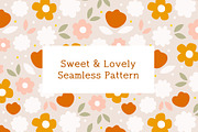 Lovely Floral Seamless Pattern, a Pattern Graphic by Minna May Design (Thumbnail 1 of 2)