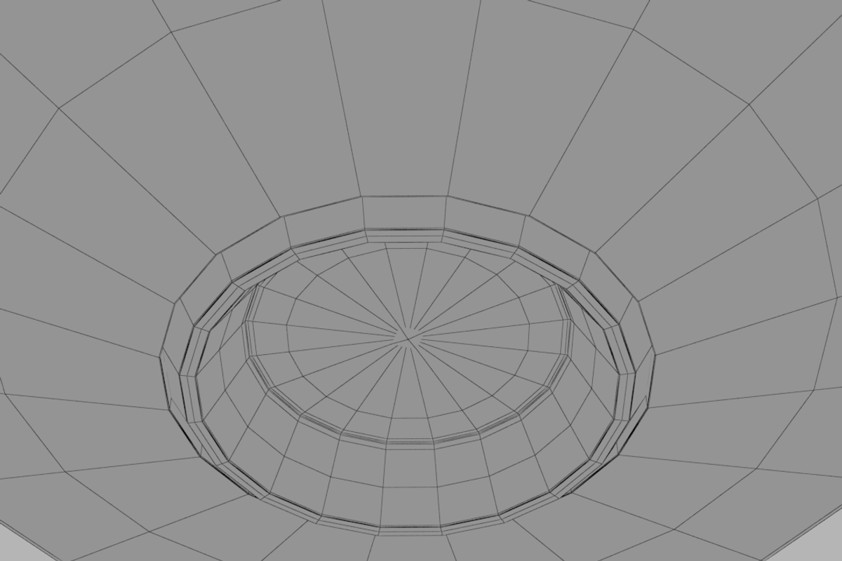 Flying saucer UFO simple High LowPol, a Cars & Vehicle 3D Model by CGTech (Photo 10 of 15)