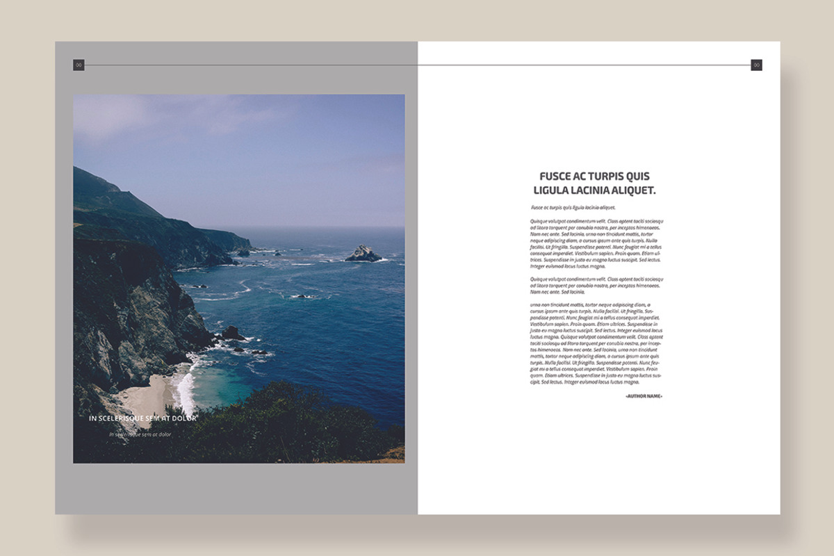 Magazine Template 05, a Magazine Template by pmvch (Photo 5 of 12)