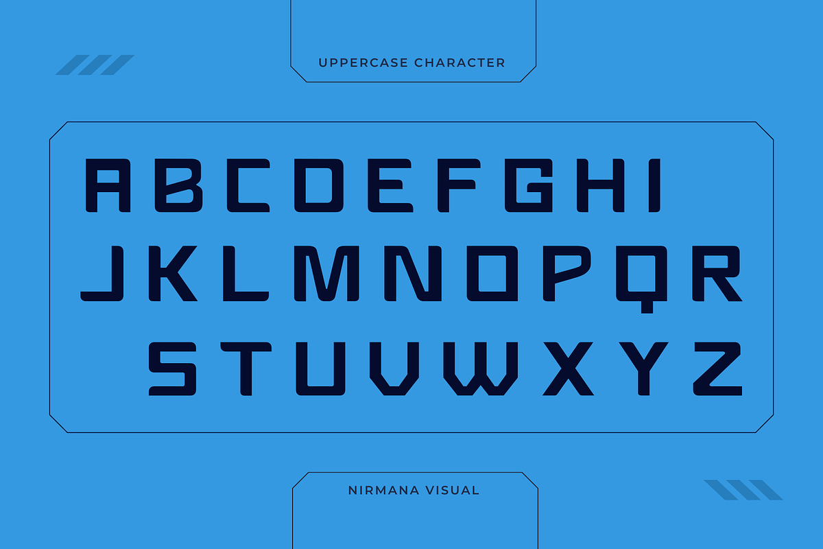 Modern Sport - Techno Logo Font, a Sans Serif Font by Nirmana Visual (Photo 4 of 10)